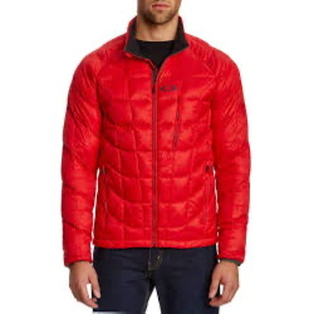 Men’s Oakley Elements Packable Down Jacket In Red - image 8